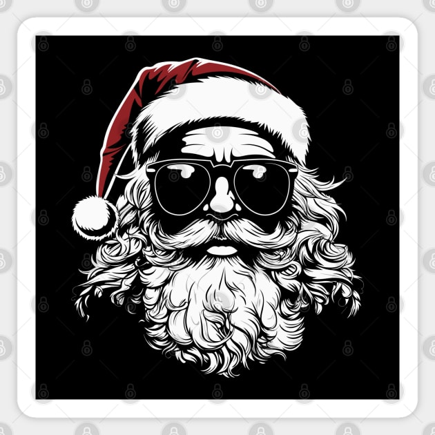 Santa Claus Sticker by MZeeDesigns
